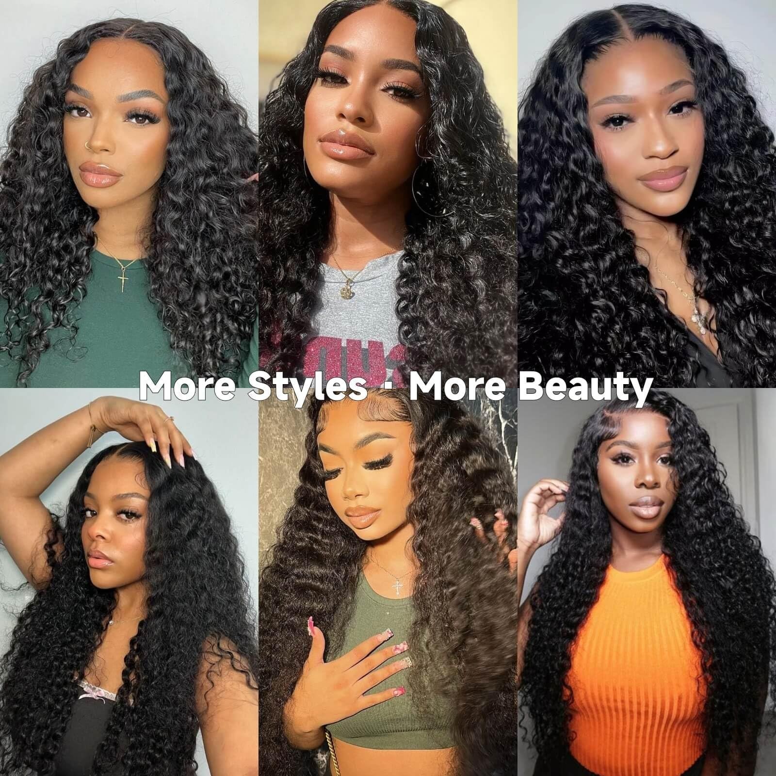 28″ Deep Wave Glueless Human Hair Wig – 5×5 HD Lace Closure, Pre-Plucked, 200 De