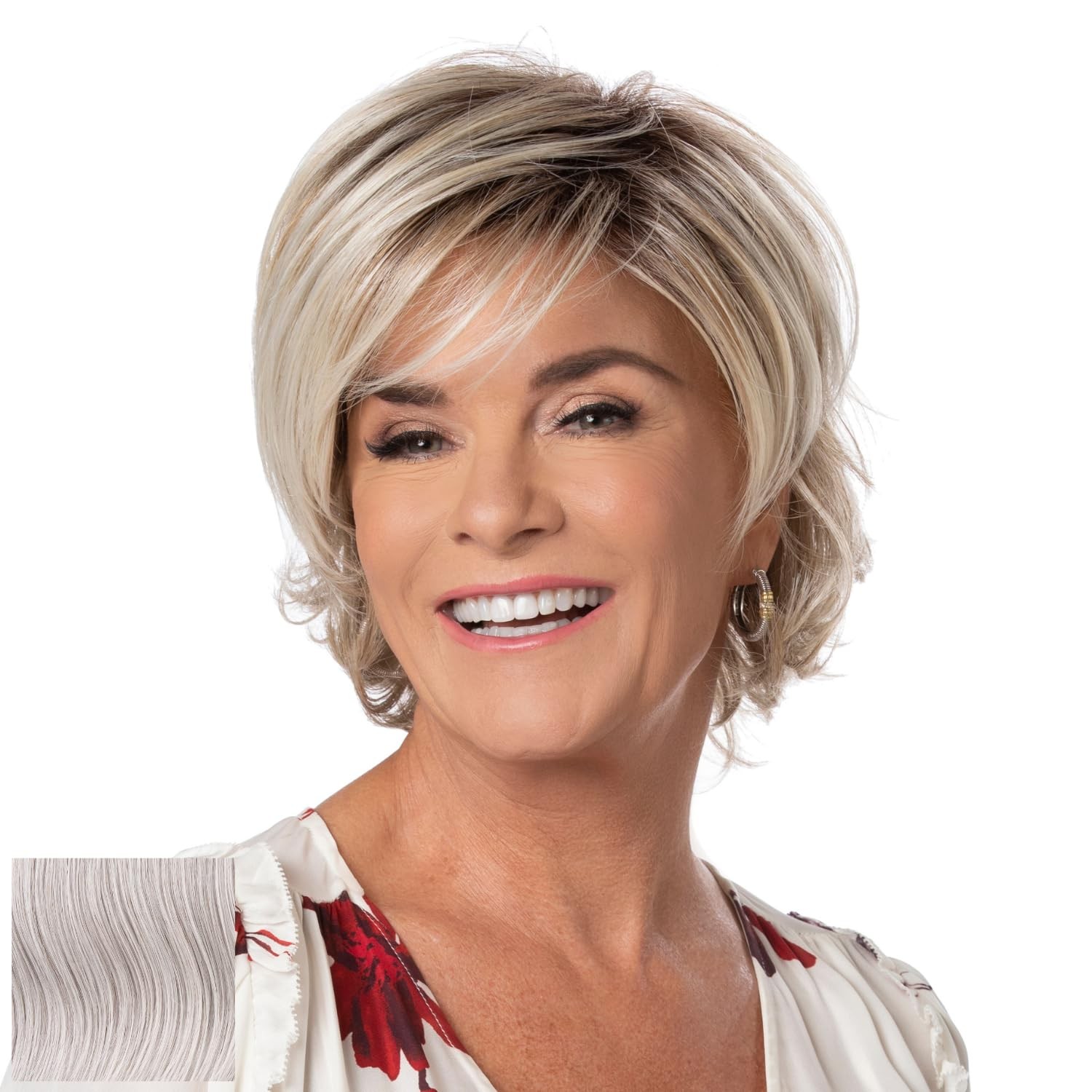 #355 Toni Brattin Easy Breezy Wig – Overall Gently Waved Light Grey Regular