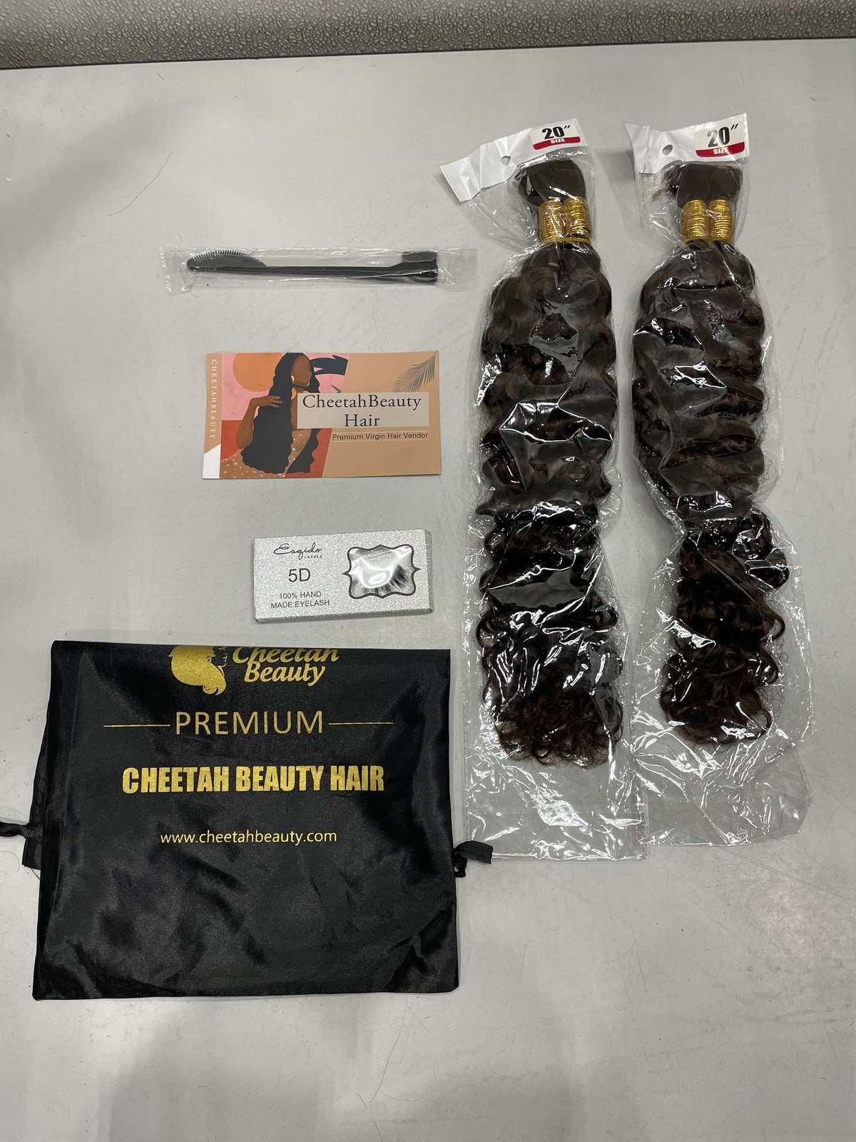 Cheetah Beauty Chocolate Brown Water Wave Human Hair Bulk For Braids 4 Bundles