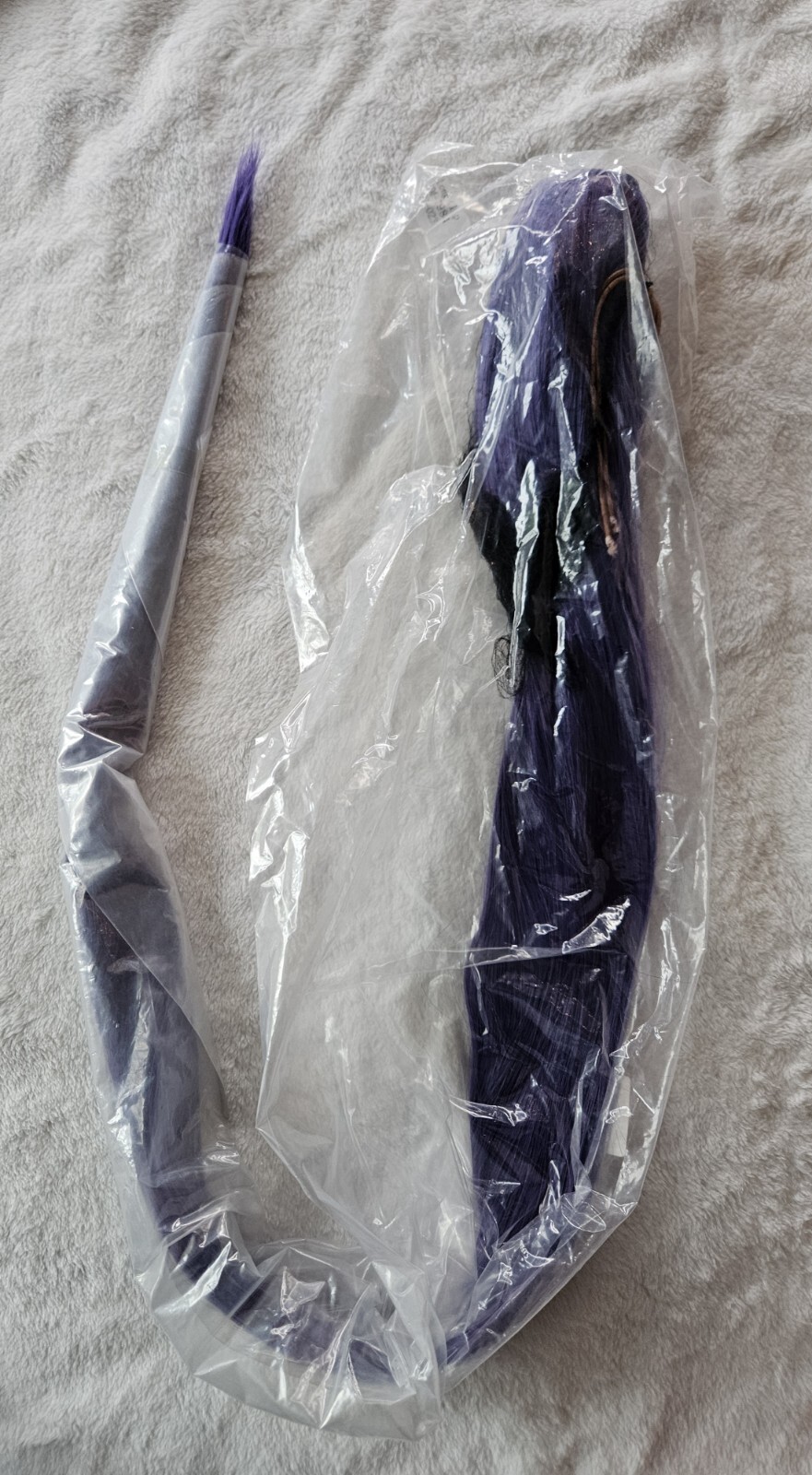 Wig Clip Violet Purple Silky 40 Inches Straight Cosplay Arda Costume NEW