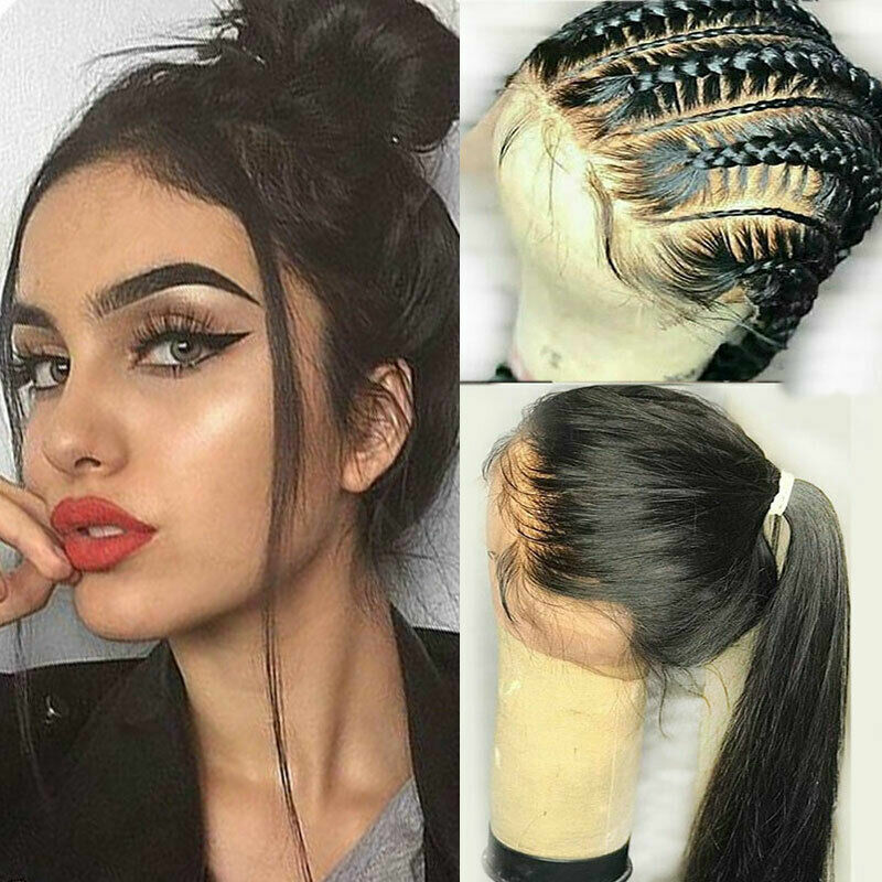 Full Lace Wigs HD Lace Straight 360 Lace Frontal Wigs Remy Brazilian Human Hair