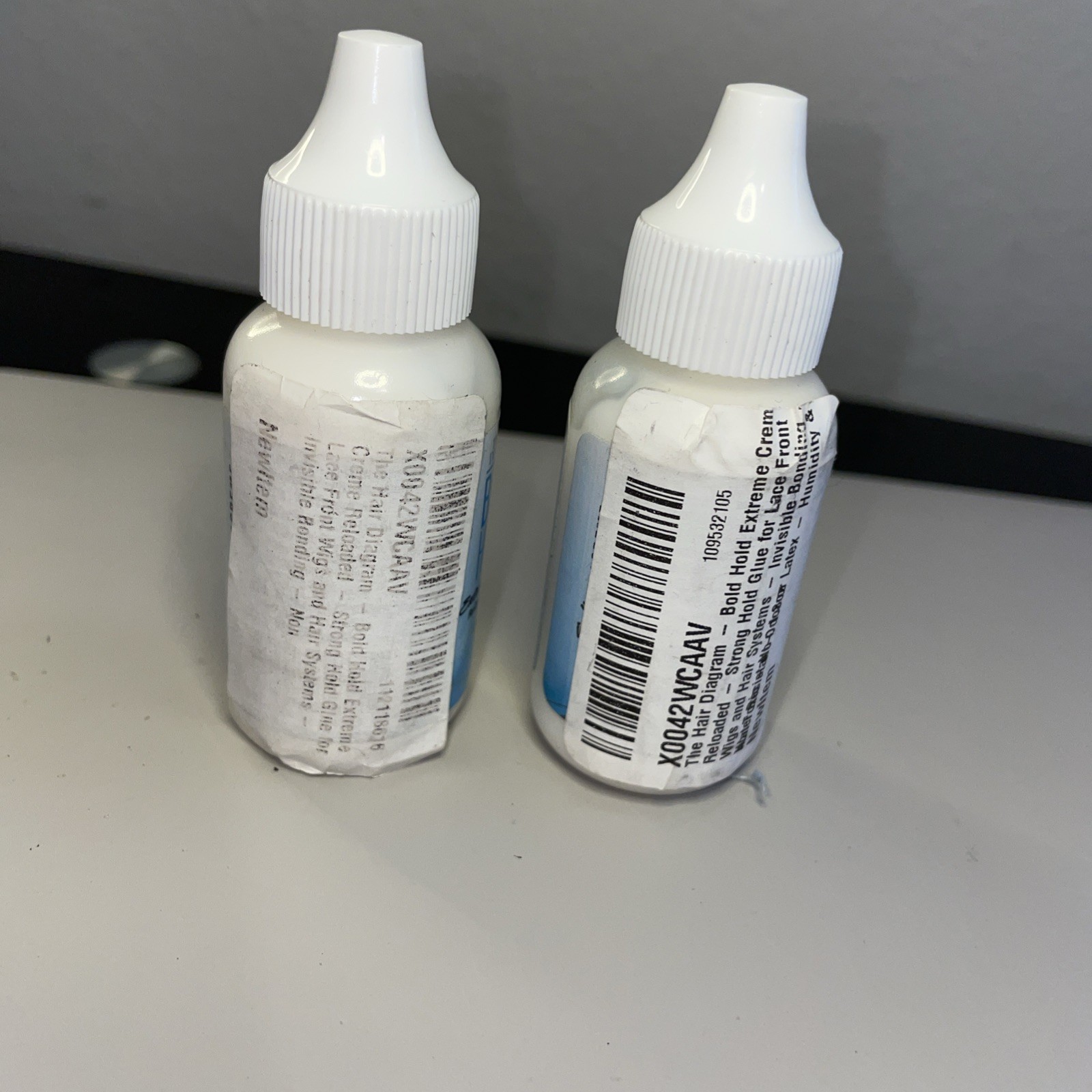 SET Of 2 The Hair Diagram Bold Hold Extreme Creme Glue for Lace Front Wigs 1.3 o