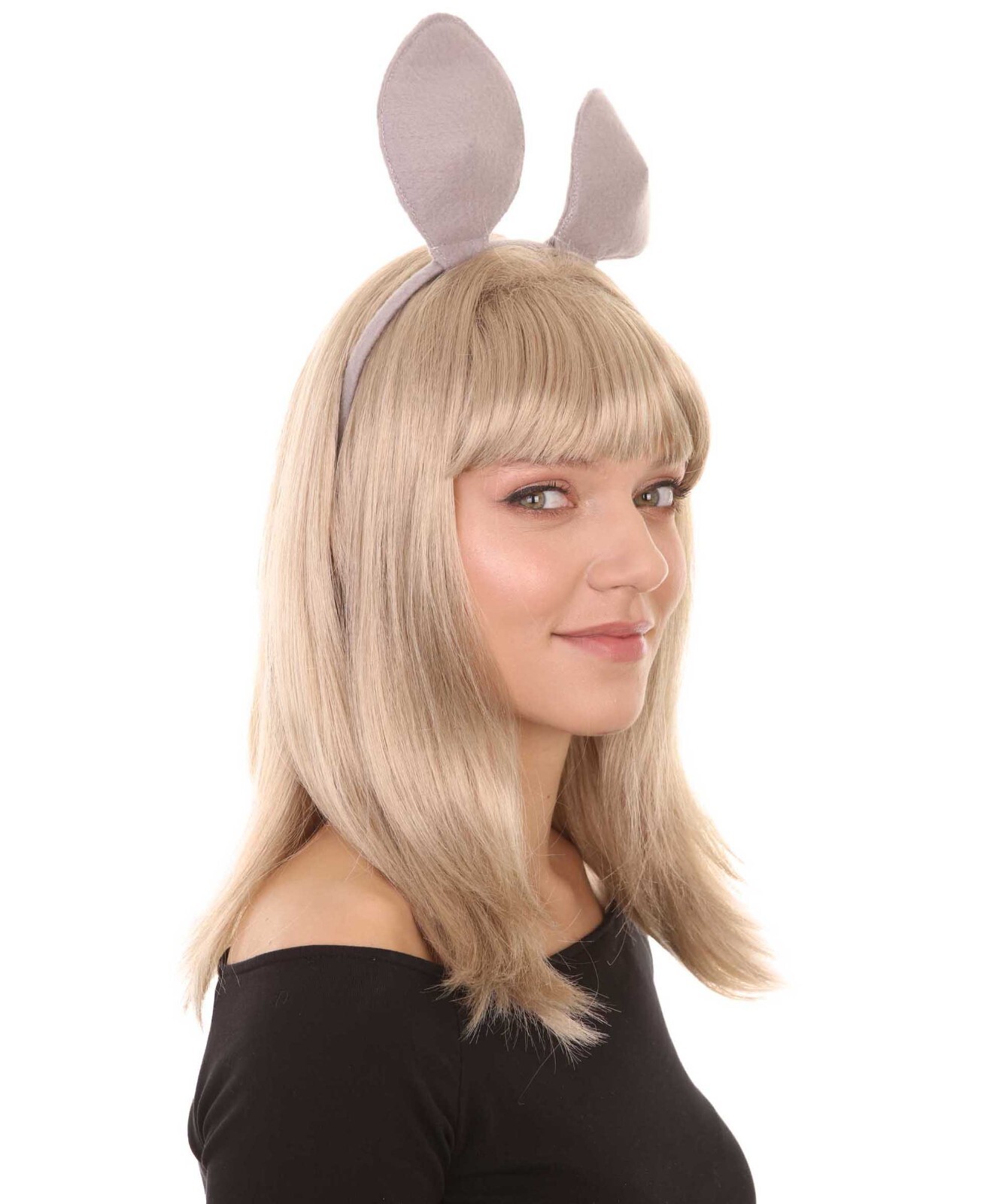 HPO Womens Giants Wig with Ears,TV/Movie Wigs,Flame-retardant Synthetic Fiber.