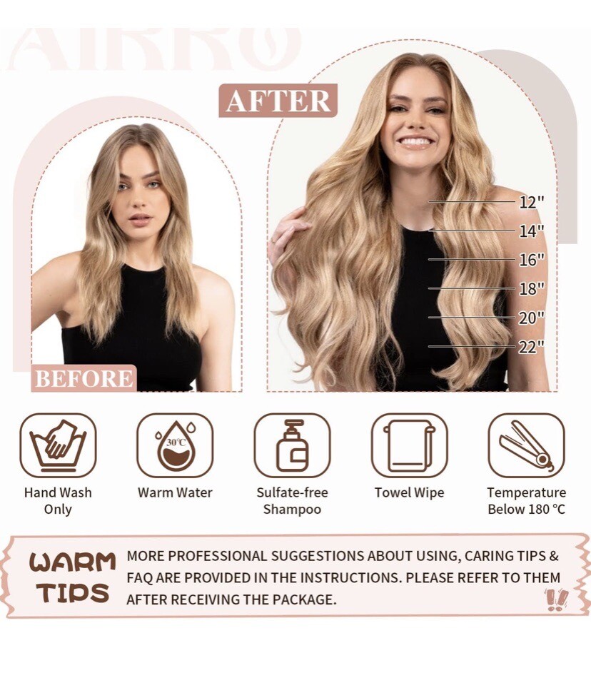 S-Nolite 8pcs Clip-in Hair Extension Thin 18″ Length, Jet Black, 70g, 18 Clips