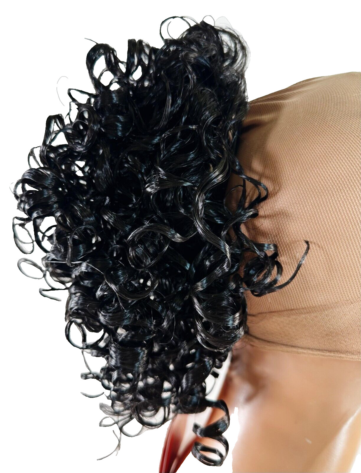 Nina Collection Women’s Short Curly Black Wig 9 inches