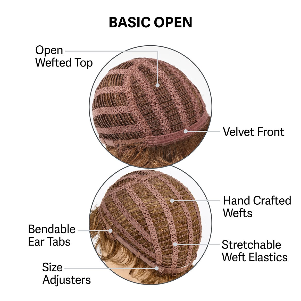Paula Young® WhisperLite® Lavender Wig, Iced Java, Average