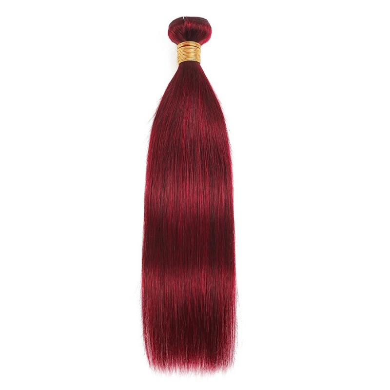 Real Human Hair Wig Human Hair Color Clockwork 9A Wig Solid Color Piano Color