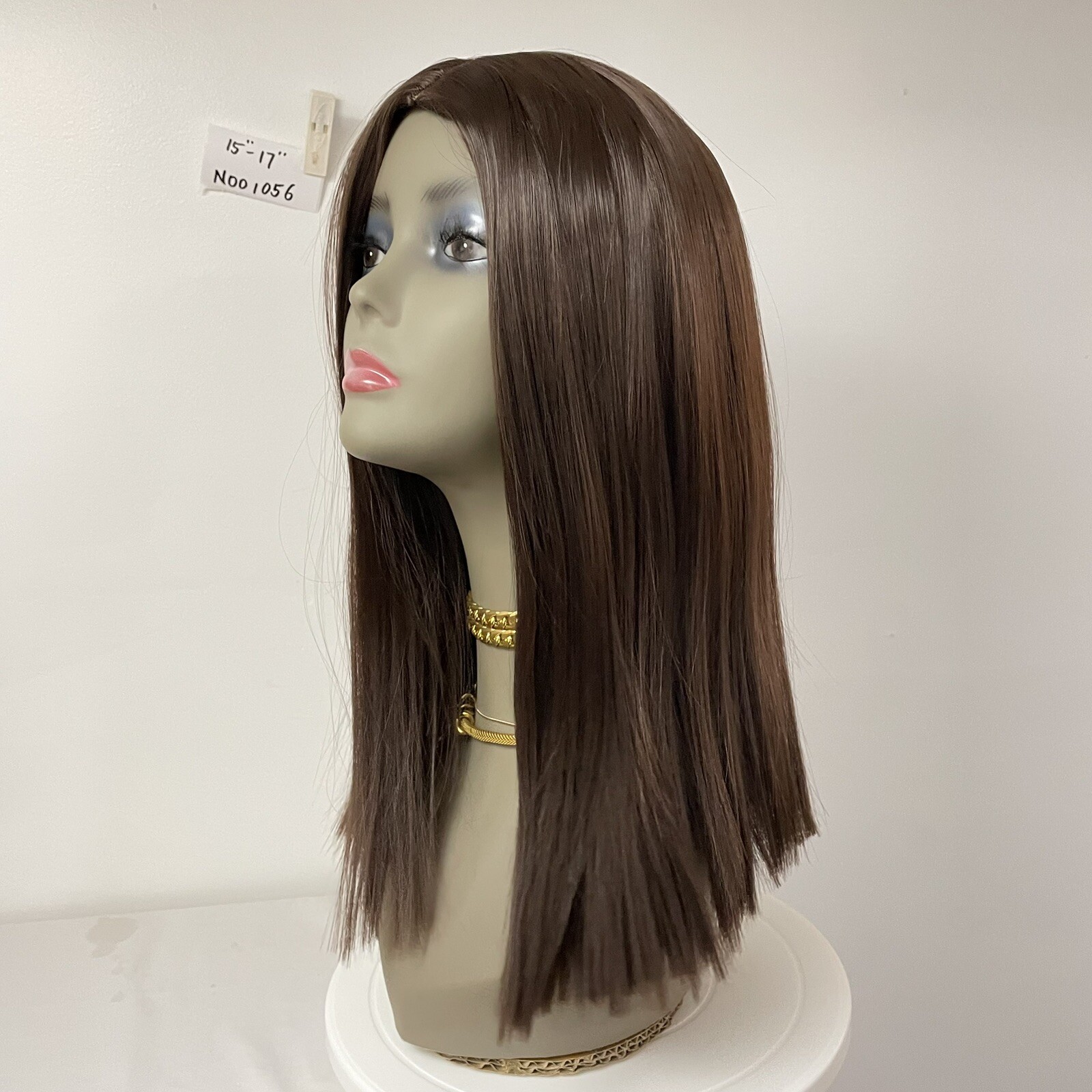 WIG. NO01056 (15-17 inch)adjustable elastic band.