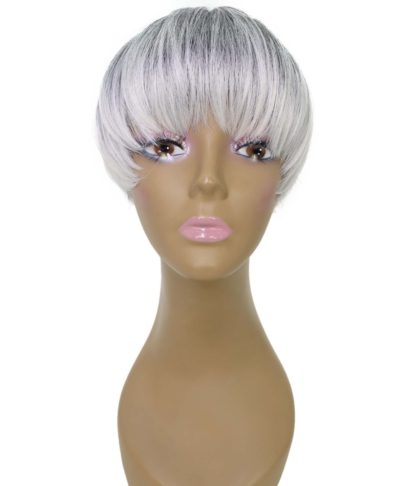 LUXLUXE Alyssa Straight Bob 9″ Full Wig Ful Cap Wig Heat Resistant Fiber
