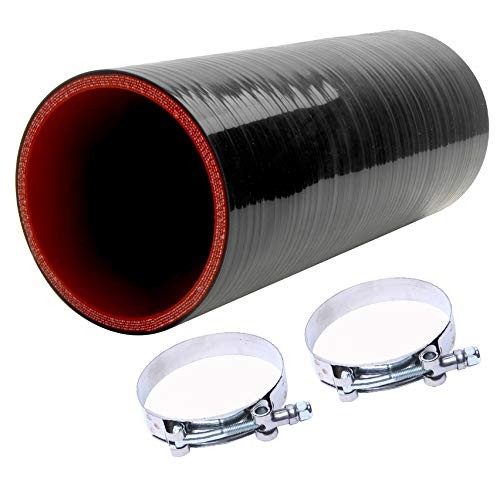 Hose 8”(203MM) Length 4-Ply 5MM thickness Long Straight Coupler Silicone Hose