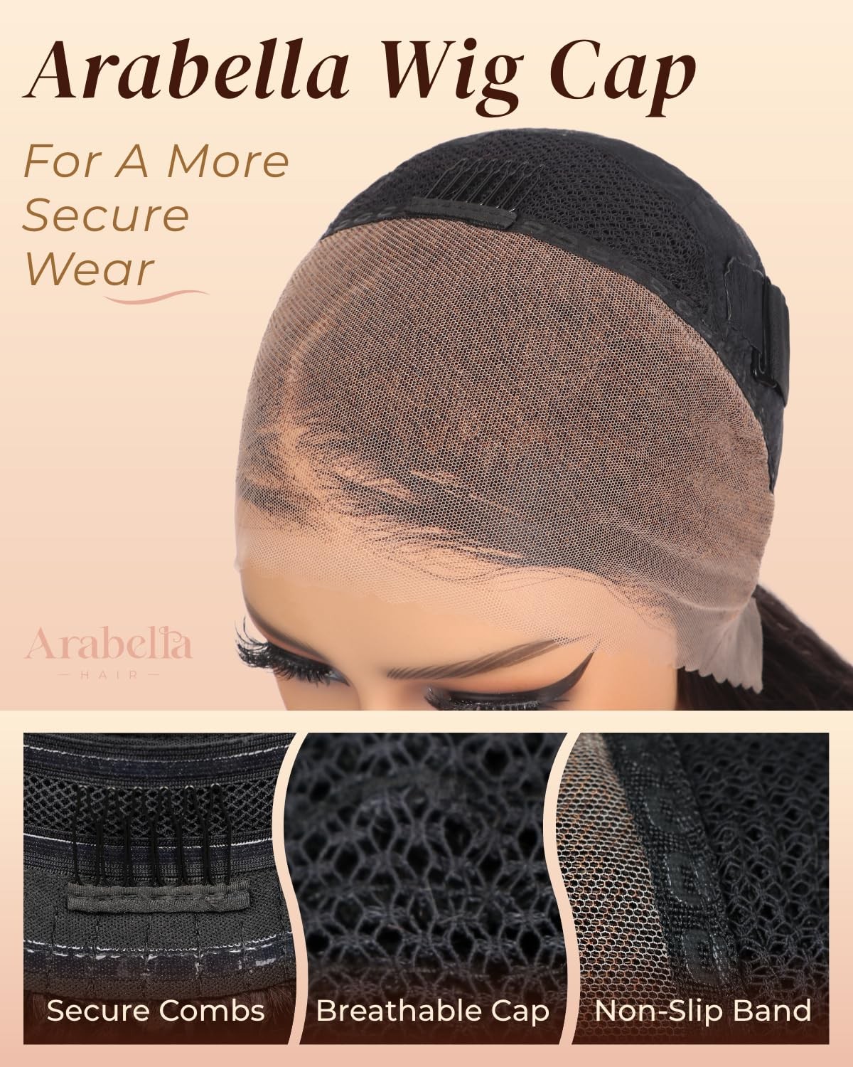 Arabella 13X4 Lace Front Wigs Human Hair Pre Plucked Pre Bleached Knots 12A