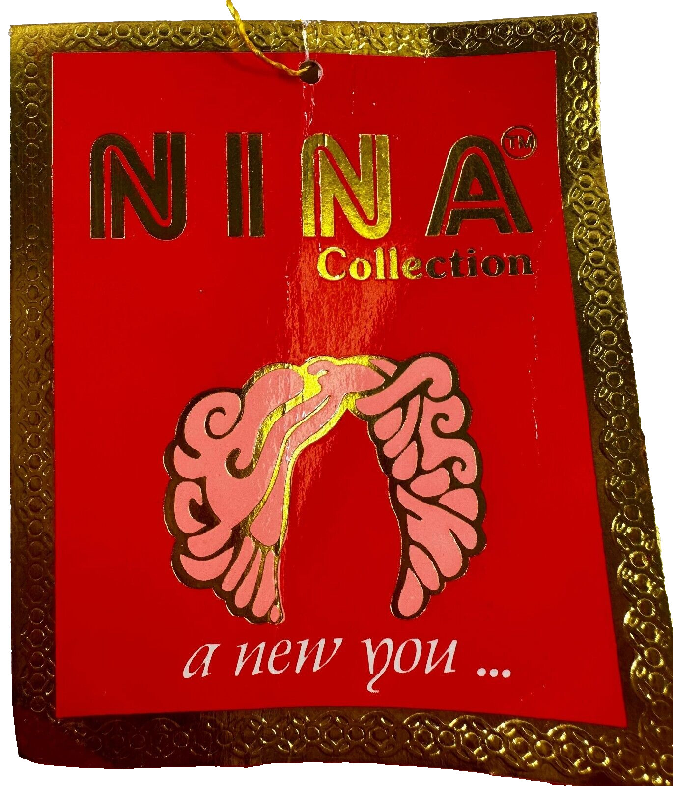 Nina Collection Women’s Wavy Hair Extension Weft in Black 9 inches