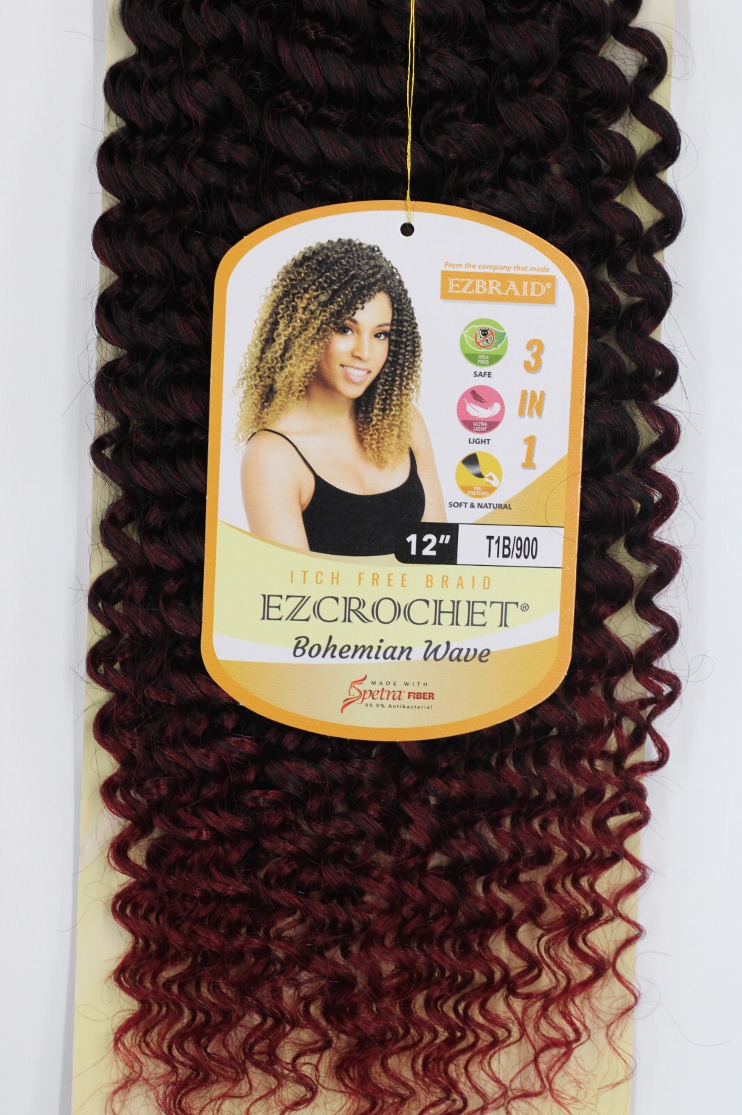 I&I Hair Innocence EZCROCHET Bohemian Wave Braiding Hair Spectra 12″
