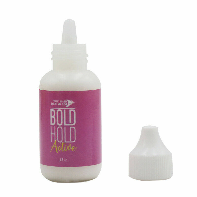 HAIR DIAGRAM BOLD HOLD Active Lace Wig Waterproof Adhesive Hair Glue 1.3 oz AD