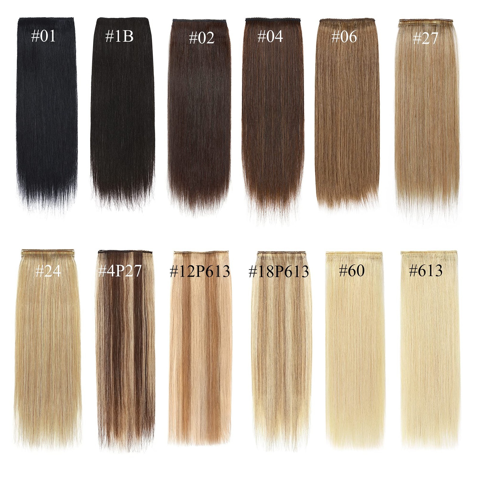 2 Pcs Short Hair Extensions Clip in Human Hair 6 Inch 20g Hairpiece Human Hai…