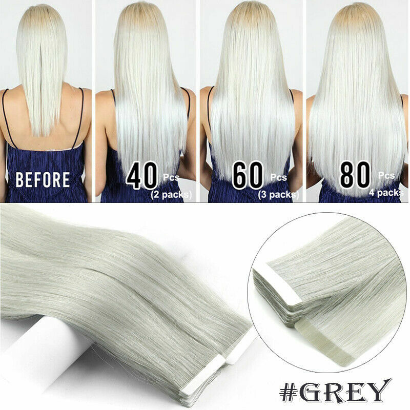 Tape in Hair Extensions 100% Remy Real Human Hair Seamless Skin Wefts Balayage