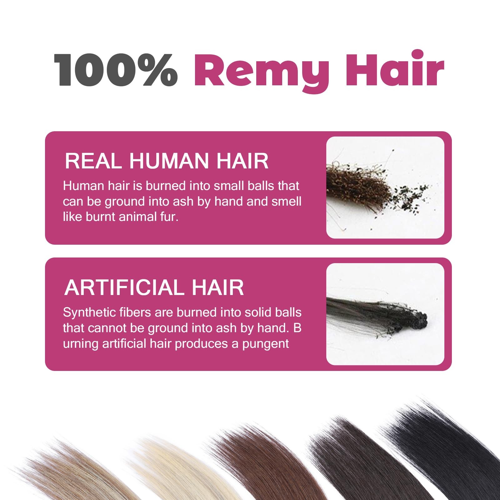 Eliysako Remy-Hair Microlink Hair Extensions Human Hair Micro Bead 20Inch