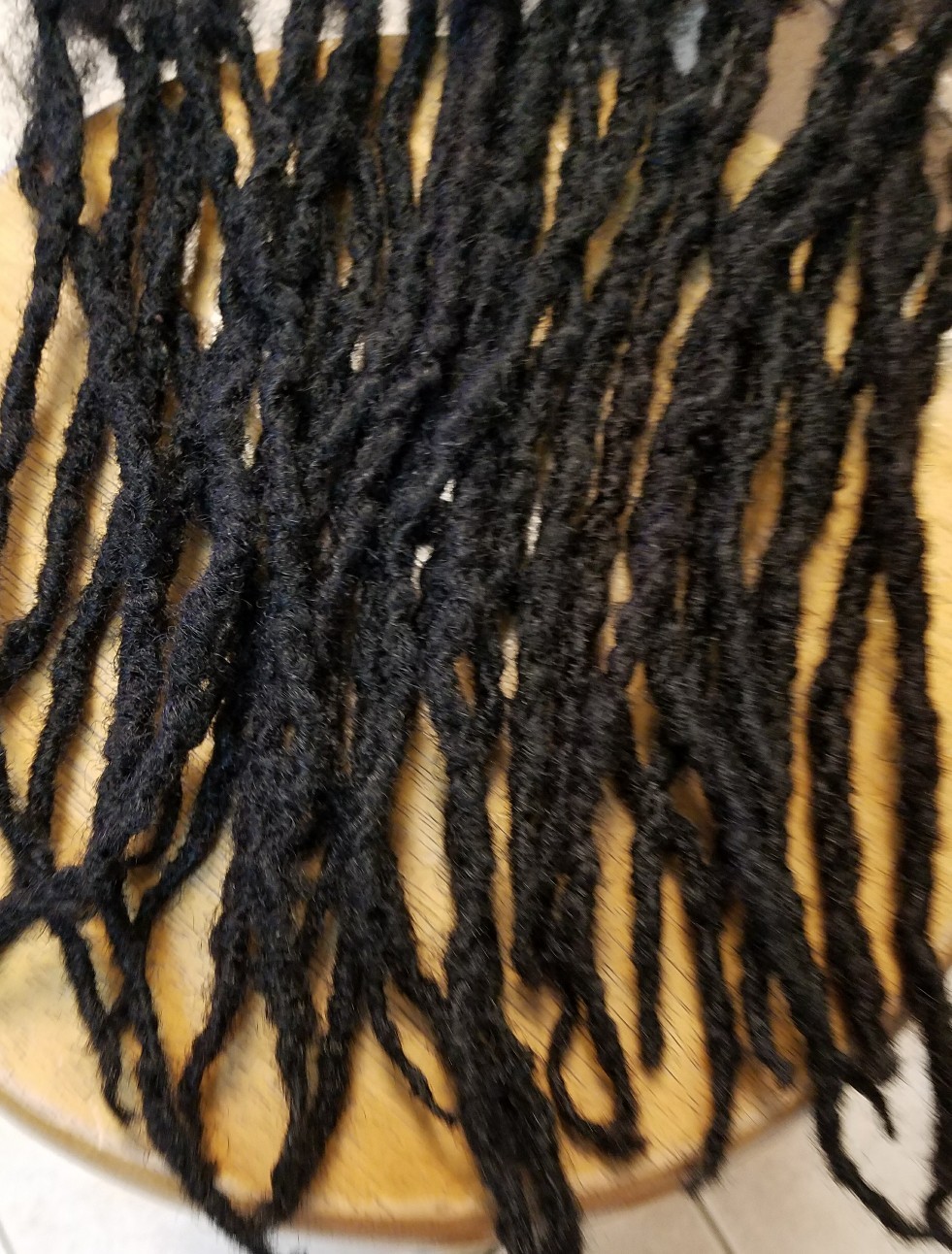 100% Human Hair Locks handmade Dreadlocks 30 pieces 18″ long 4mm thick