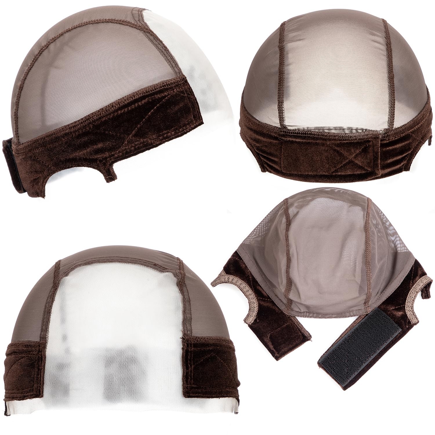 koskusder Lace Wig Caps for Women, with Grip Band 1pcs-4×5-brown