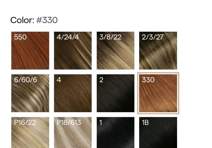 Full Shine 100% Remy Human Hair Clip-In Extensions 14″ Copper