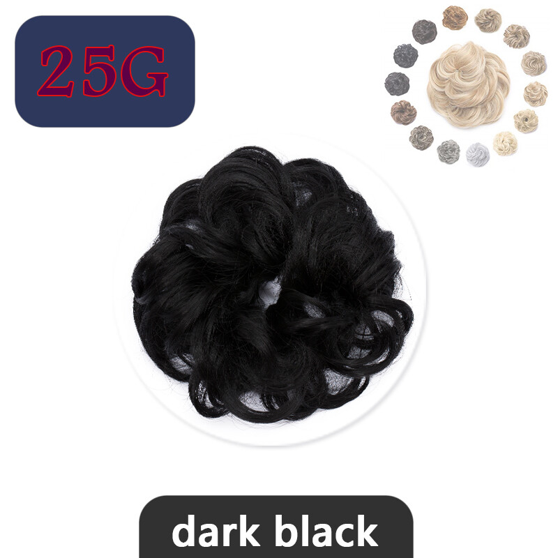 Big 45g Large Hair Scrunchie Wrap On Bun Updo Messy Bun Hair Extensions As Human
