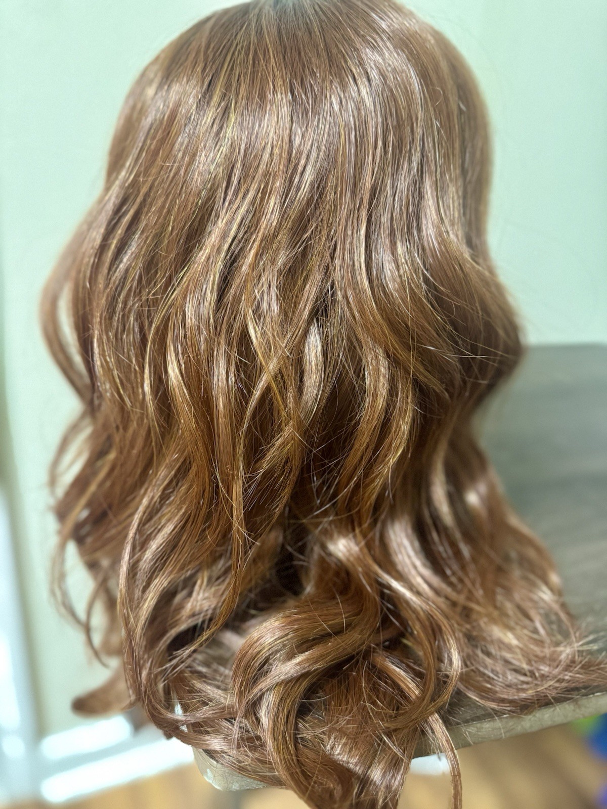Dalgona 16 HF Hand-tied Cayenne with Ginger Root Wig