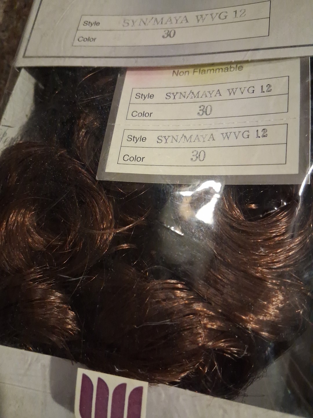 Femi Collection Hair Plus 100% Toyokalon Hair New ExW 12in Color 30 Syn/mayawvg