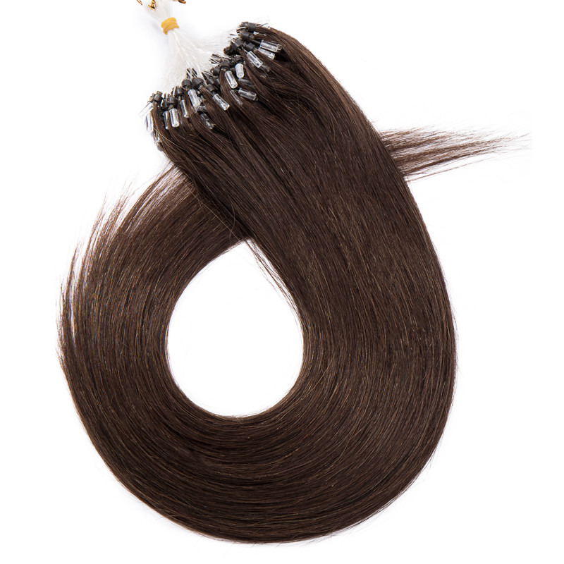 16-24Inch Easy Loop Micro Ring Bead 100% Real Remy Human Hair Extensions 200S US