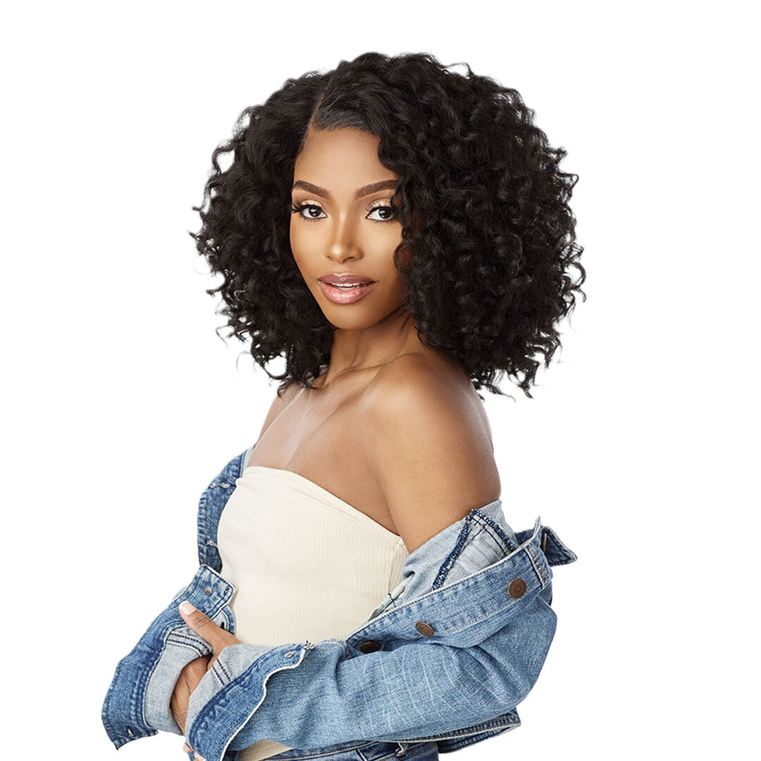 Sensationnel Curls Kinks&co Textured Lace Wig – Y-part Kinky Ringlet Curl 14″