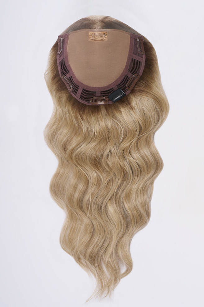 TOP TREND LACE HD WAVY 18″ Topper -Message Color B4- Jon Renau MonoTopLaceFront