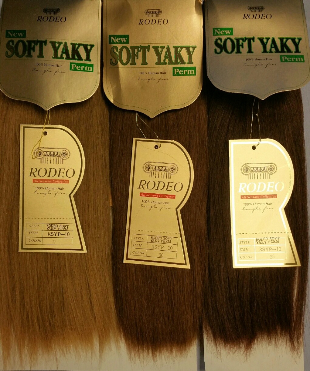 Rodeo 100% Human Hair for Weaving- SOFT YAKY PERM – CLEARANCE SALE!!