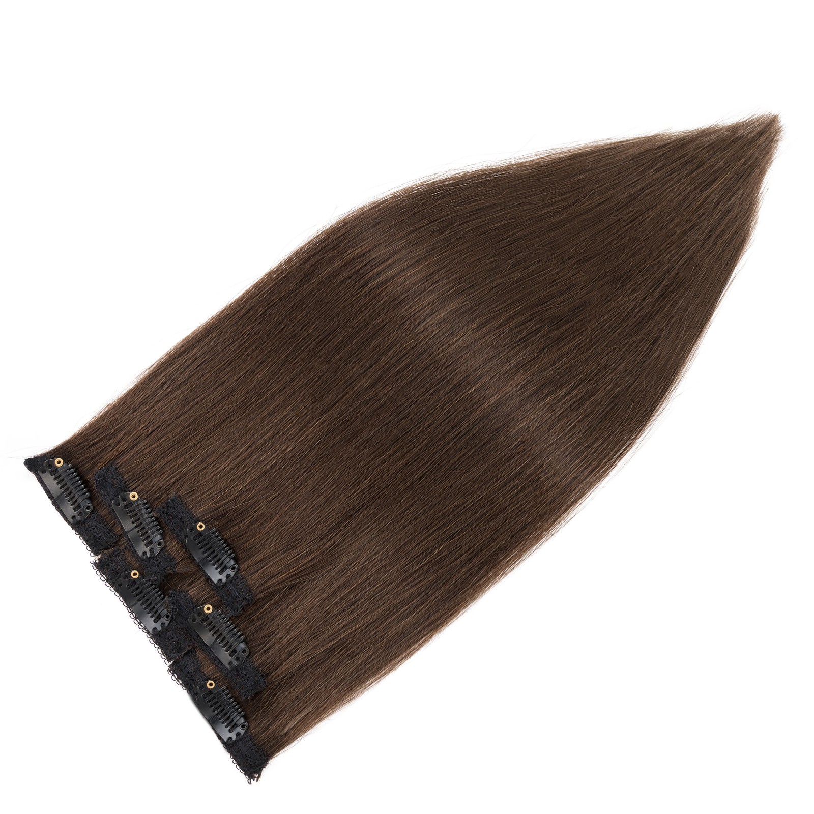 Peekaboo Highlight 100% Human Hair Extensions Clip In Remy Real Hair 6pieces USA
