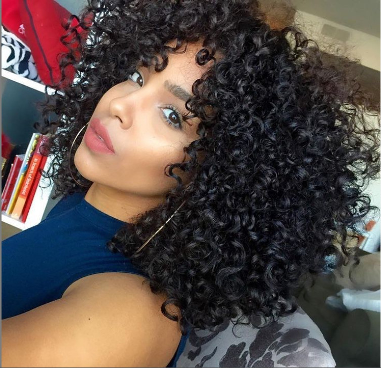 CLEARANCE Long Black Kinky Curly Wigs for Women Afro Black Curly Wigs Synthetic