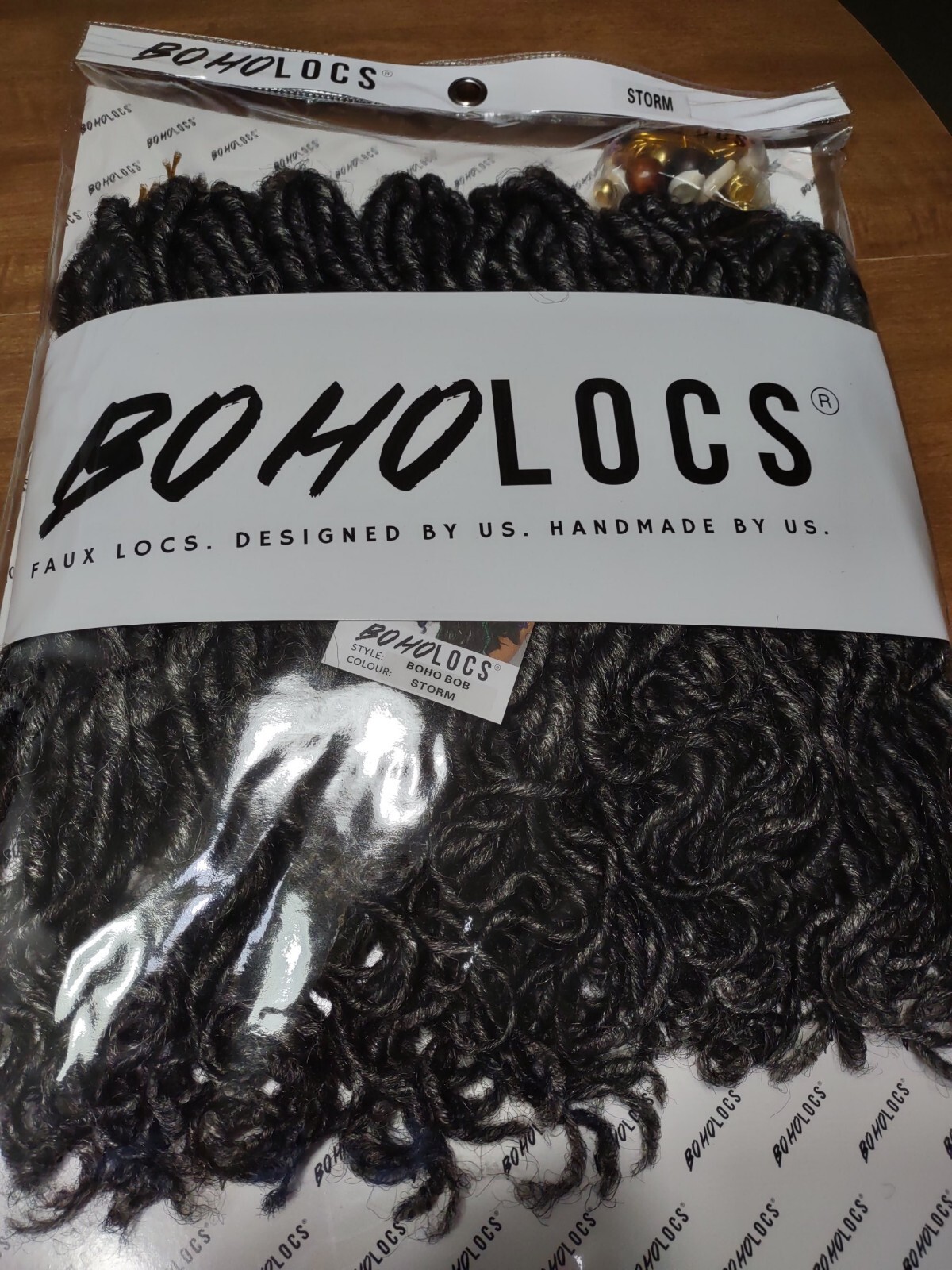 BohoLocs NEW Boho Bob 14″ SIX PACK Boho Locs Storm color (salt and pepper)