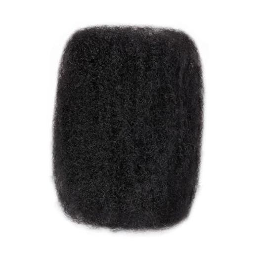 Afro Kinkys Bulk Human Hair 10 Inch 30g, 100% 10 Inch (Pack of 1) Natural Black
