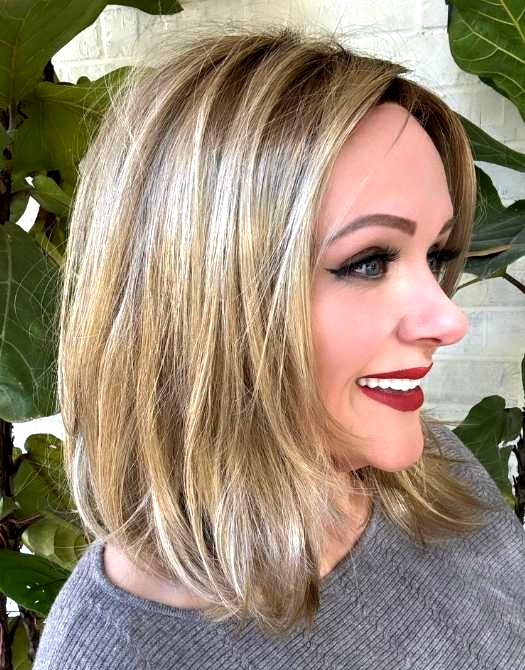 HARPER WIG Jon Renau-12FS12 MALIBU BLOND Rooted(SHOWN) Smart Lace Front Mono Top