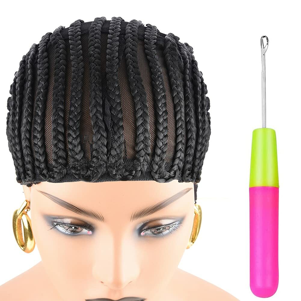 1PCS Breathable Braided Crochet Cornrows Wig Caps for Making Synethic Wigs