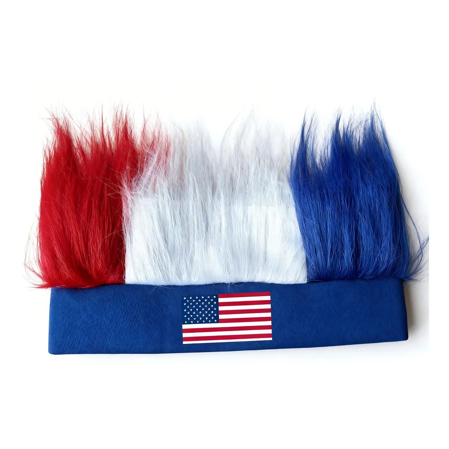2026 FIFA World Cup Fan Wig Headband Flag Colors Brazil Argentina Party Hat Gift