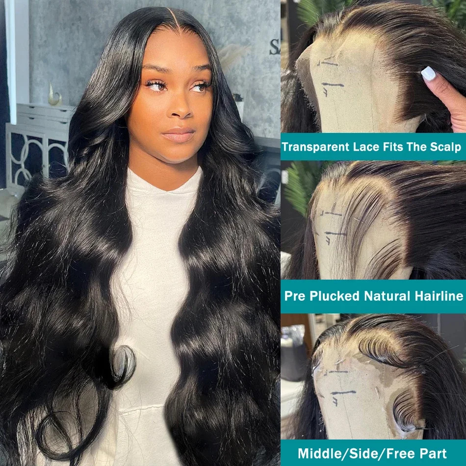 Body Wave 13×6 HD Lace Frontal Wigs Brazilian 13×4 HD Human Hair Wig For Women
