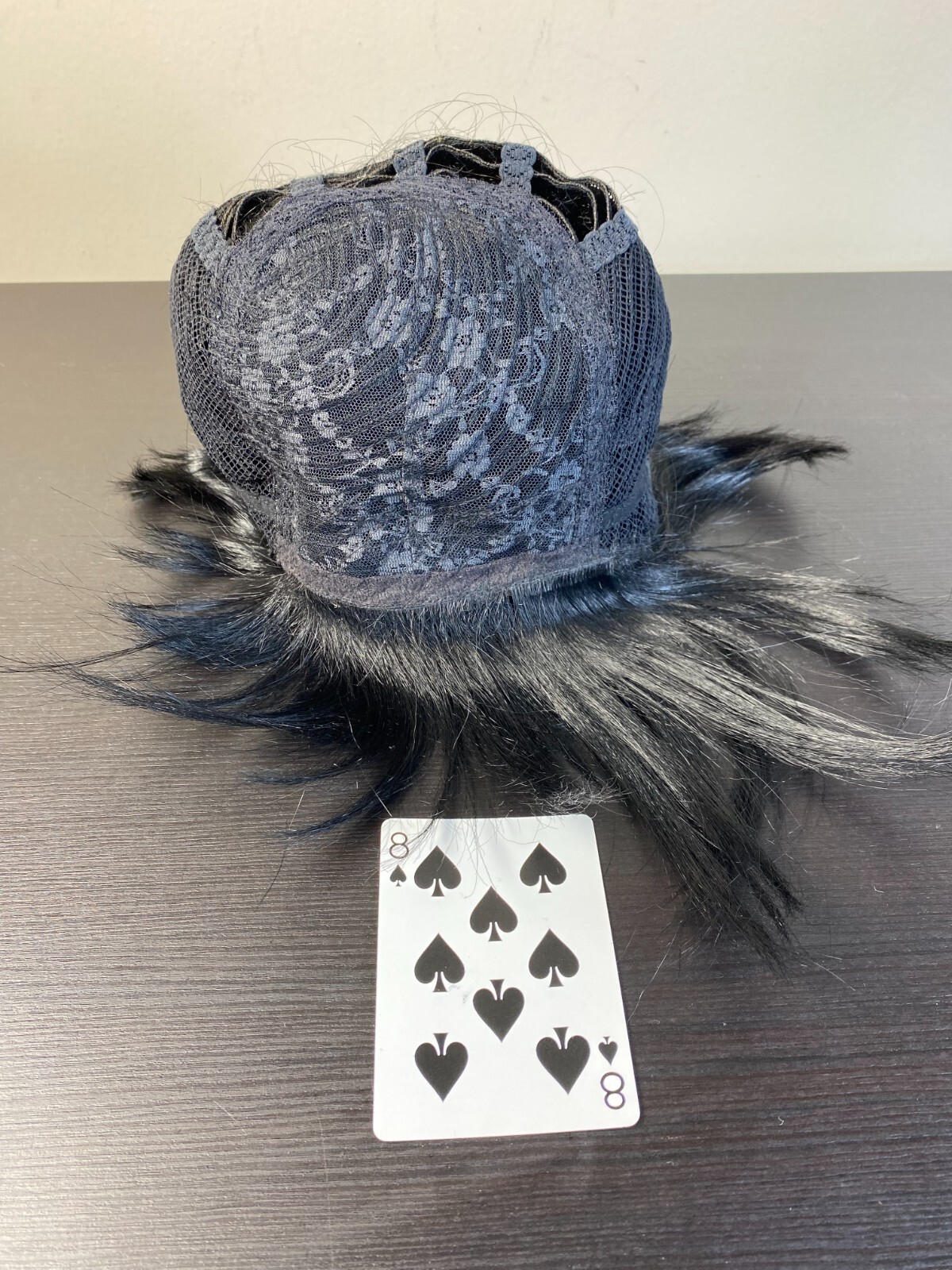 Vanessa by 5th Ave Asymmetrical Pixie Black Wig 90’s Change of Hairstyle/Costume