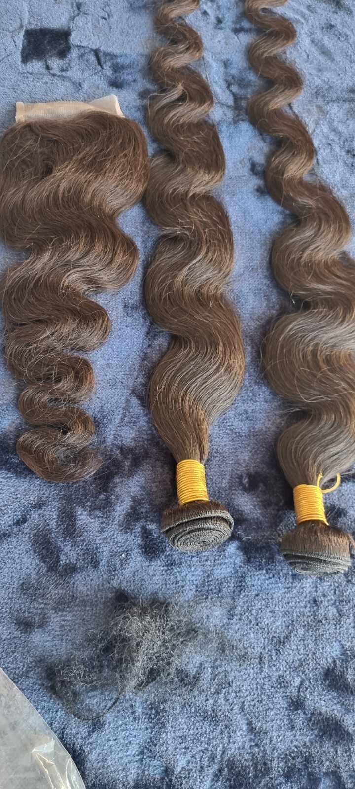 12A RAW BRAZILIAN VIRGIN HUMAN HAIR 40+40INCH 22INCH CLOSURE BODY WAVES 250g 1b#