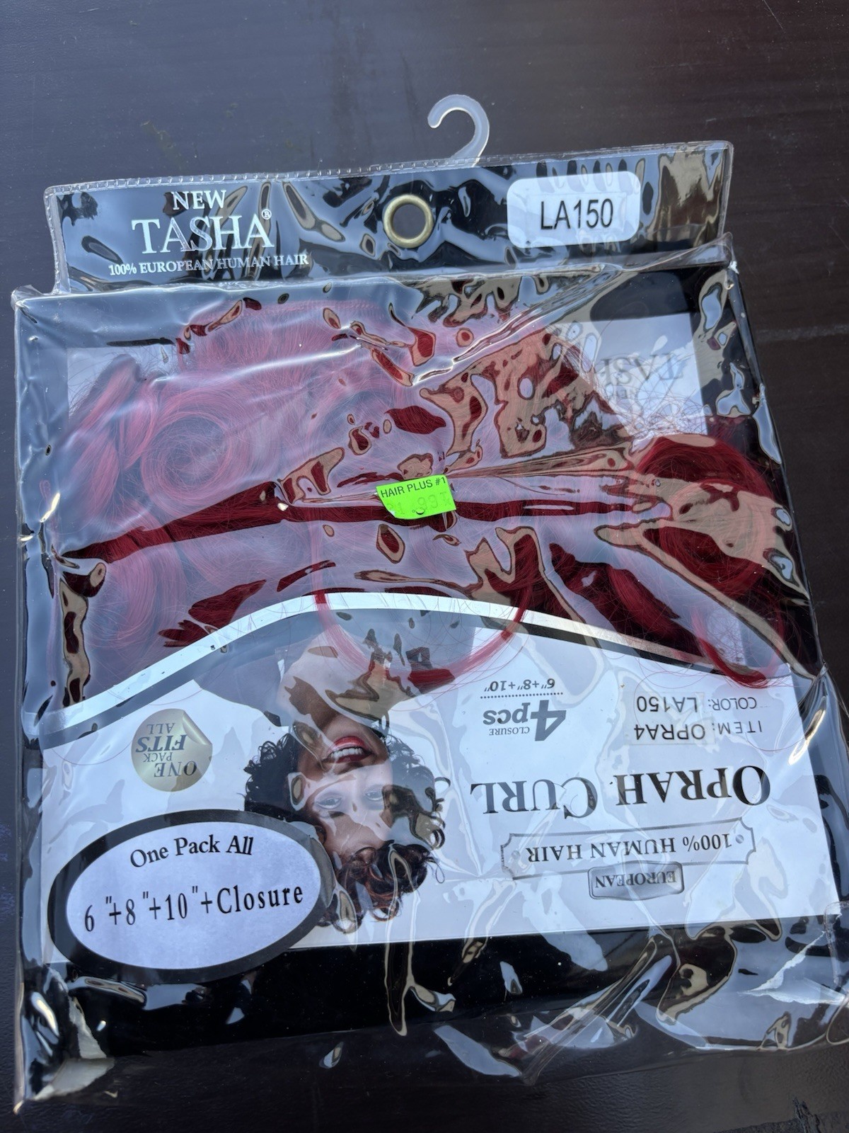 New Tasha European Human Hair Oprah Curl Weft Extensions 4pcs 6in LA150