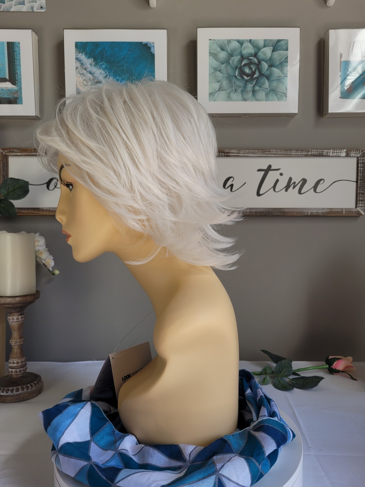 RAZOR CUT SHAG🔥 | TressAllure | Color 1001 – White | SEXY WIG | Big Volume