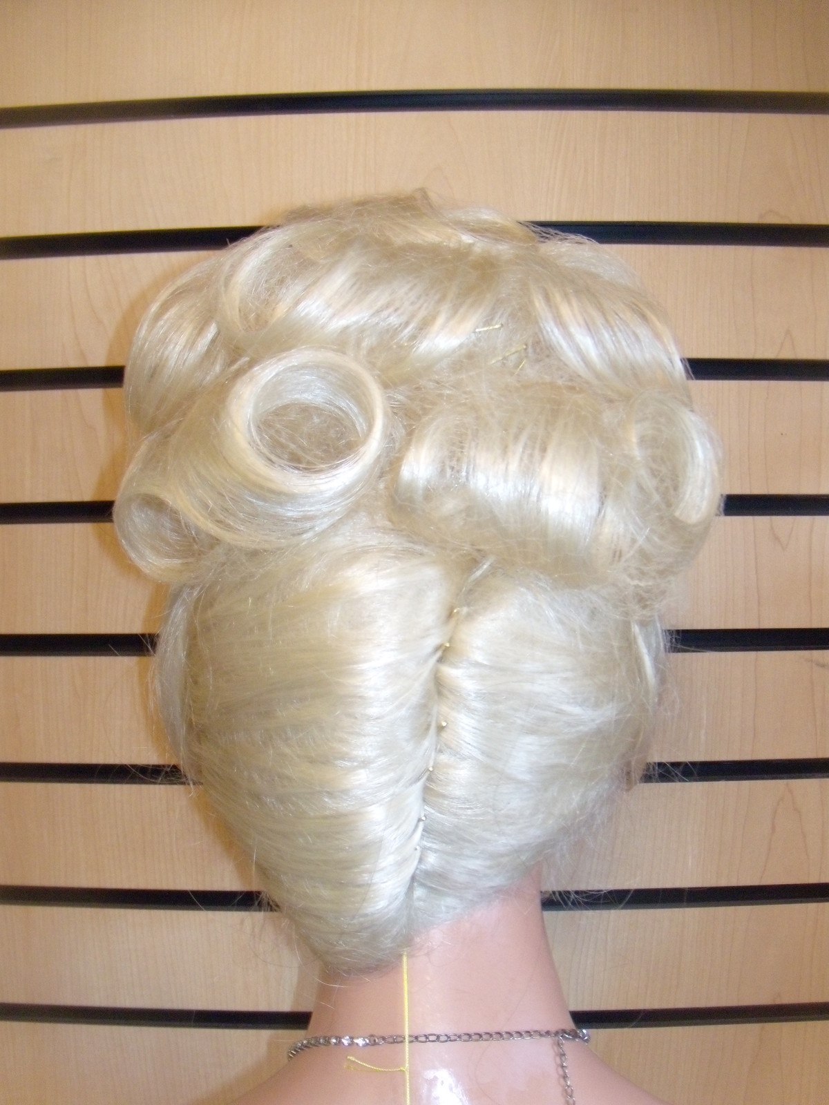 VEGAS GIRL WIGS CINDERELLA STYLE SMOOTH GLOSSY UPDO FRENCH TWIST SOFT CURLS