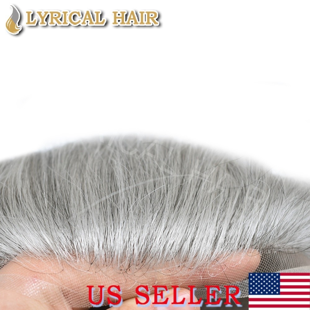 Lyrical Hair Full Lace Mens Toupee Hairpiece Invisible Human Hair System For Men