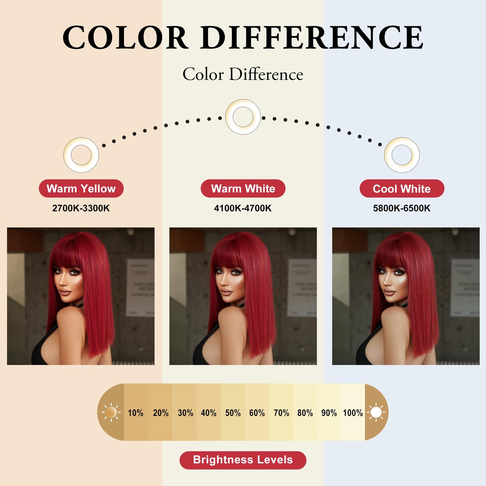 Park Yun 18 Inch Straight Red Bob Blunt Cut Wig Full Bangs Deep Wine Red