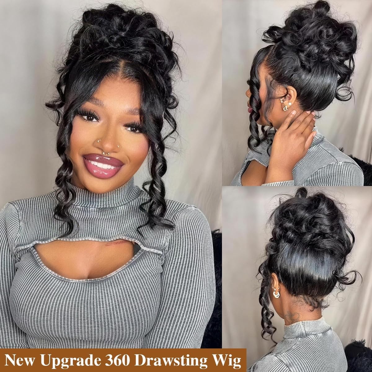 32-Inch Body Wave Lace Front Wig – 220% Density, Pre-Plucked, HD Lace, Human Hai