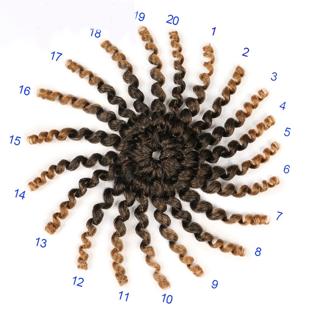 Afro Kinky Twist Crochet Braid 8 Inch 20 Strands Natural Black – Jamaican