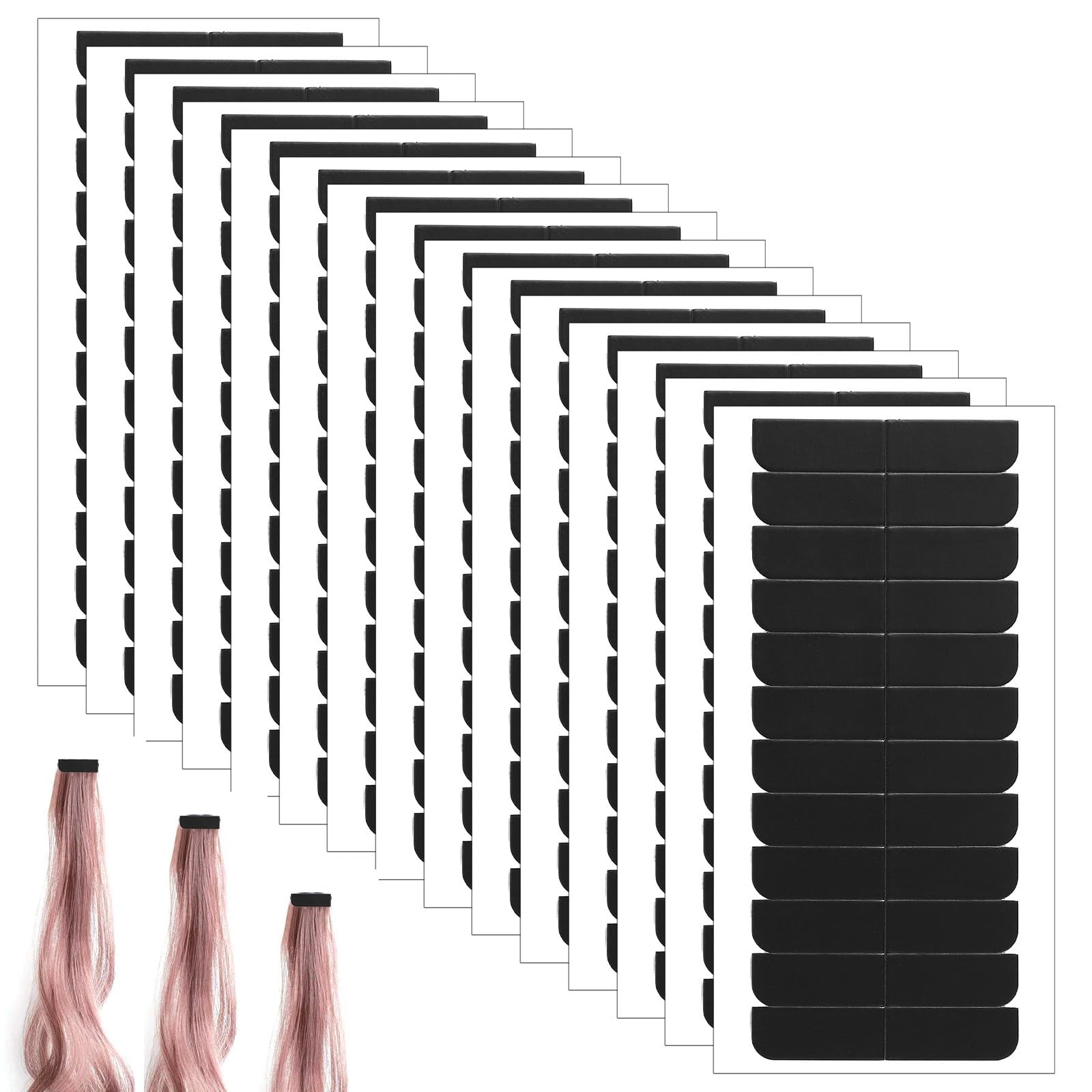 180 Pcs Hair Extension Tape, Double Sided Tape in Tape Replacement Strong Adh…