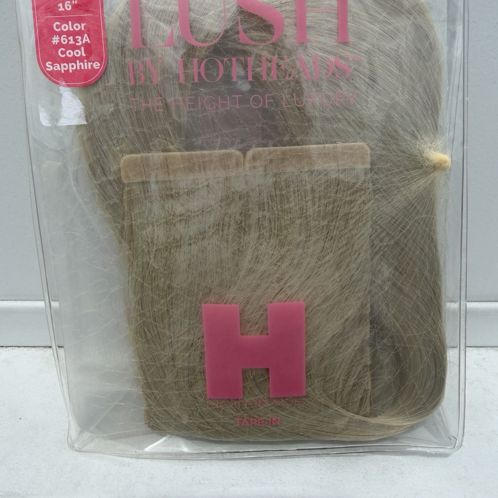 Hotheads Tape In Extensions LUSH Originals 16” 20 Pieces Sapphire #613A NEW